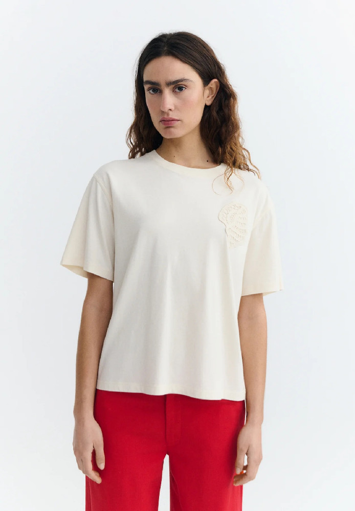 SHELL PANNACOTA LUCIA TEE - THINKING MU - DAMEN | T-Shirts | Print-T-Shirts