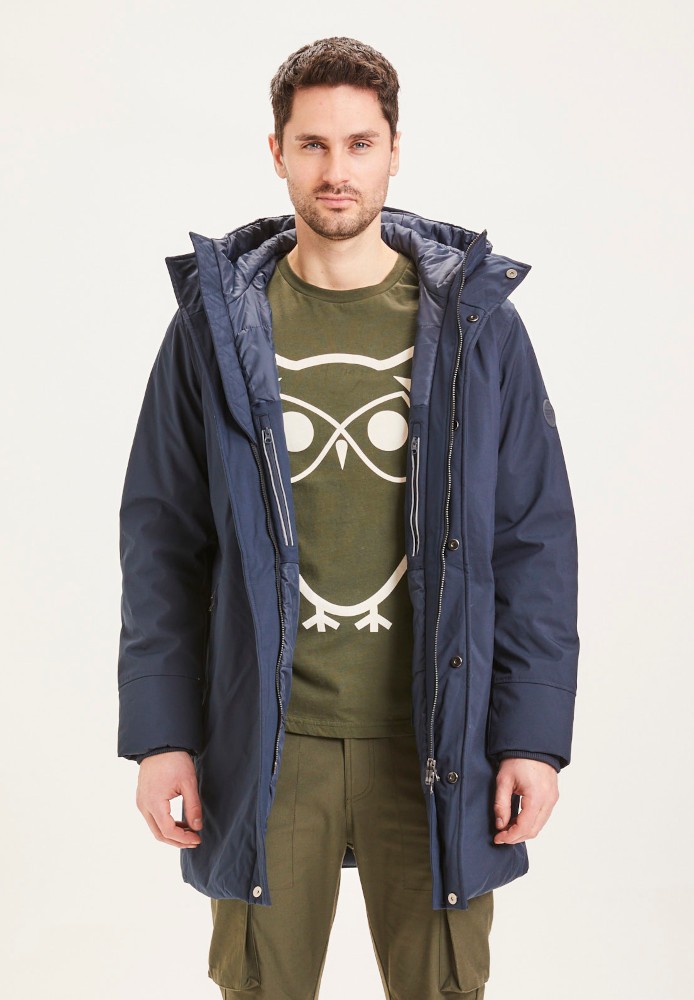 Climate shell jacket Total Eclipse - Knowledge Cotton Apparel - MARKEN | Knowledge Cotton Apparel