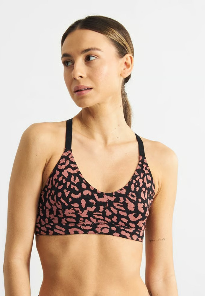 Soft Bra Junsele Leopard Terracotta Red - DEDICATED - NEU