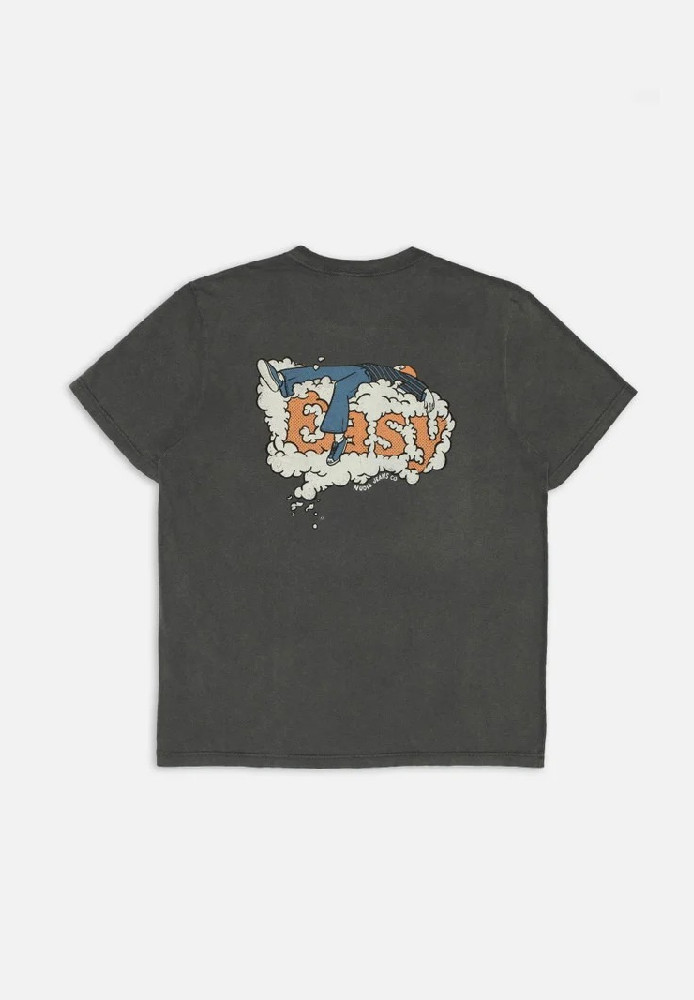 Roy T-Shirt Easy Cloud Antracite - Nudie Jeans - HERREN | T-Shirts | Print-T-Shirts