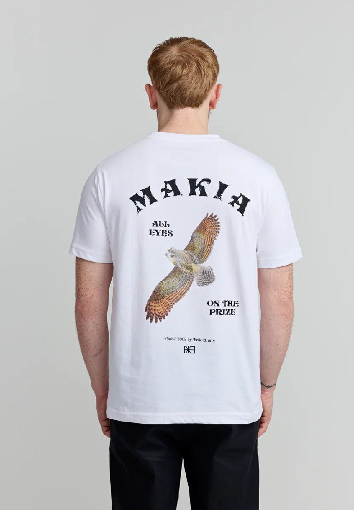Bruun T-shirt White - MAKIA - HERREN | T-Shirts | Print-T-Shirts