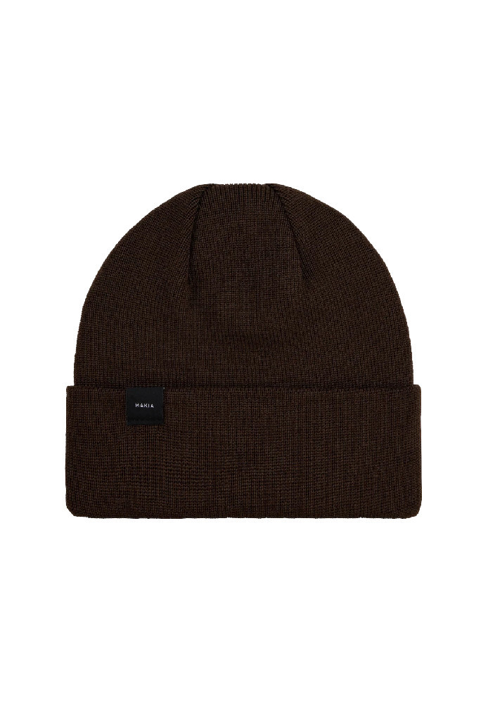Aria Beanie Dark Brown - MAKIA - NEU