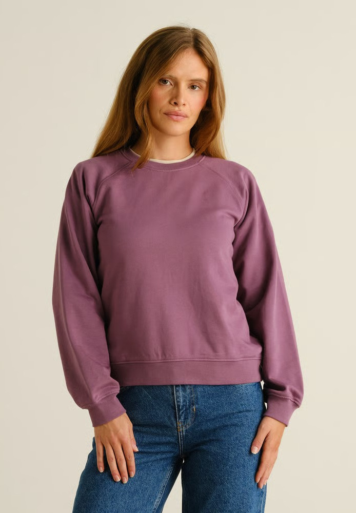 Sweatshirt Ystad Base Berry Purple - DEDICATED - DAMEN | Sweats & Hoodies