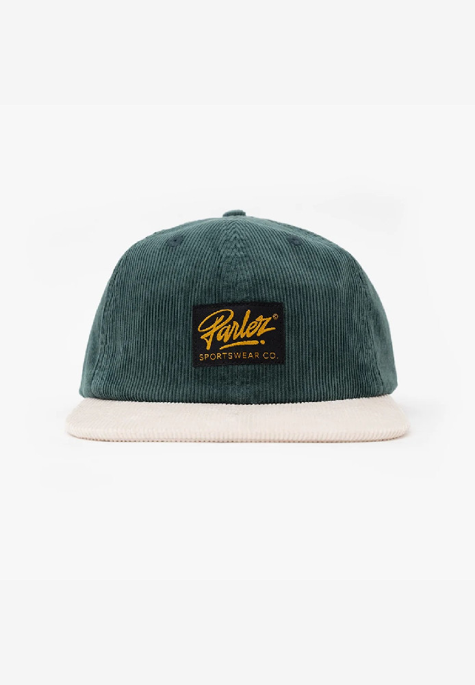 Chester 6 Panel Cap deep green - PARLEZ - NEU