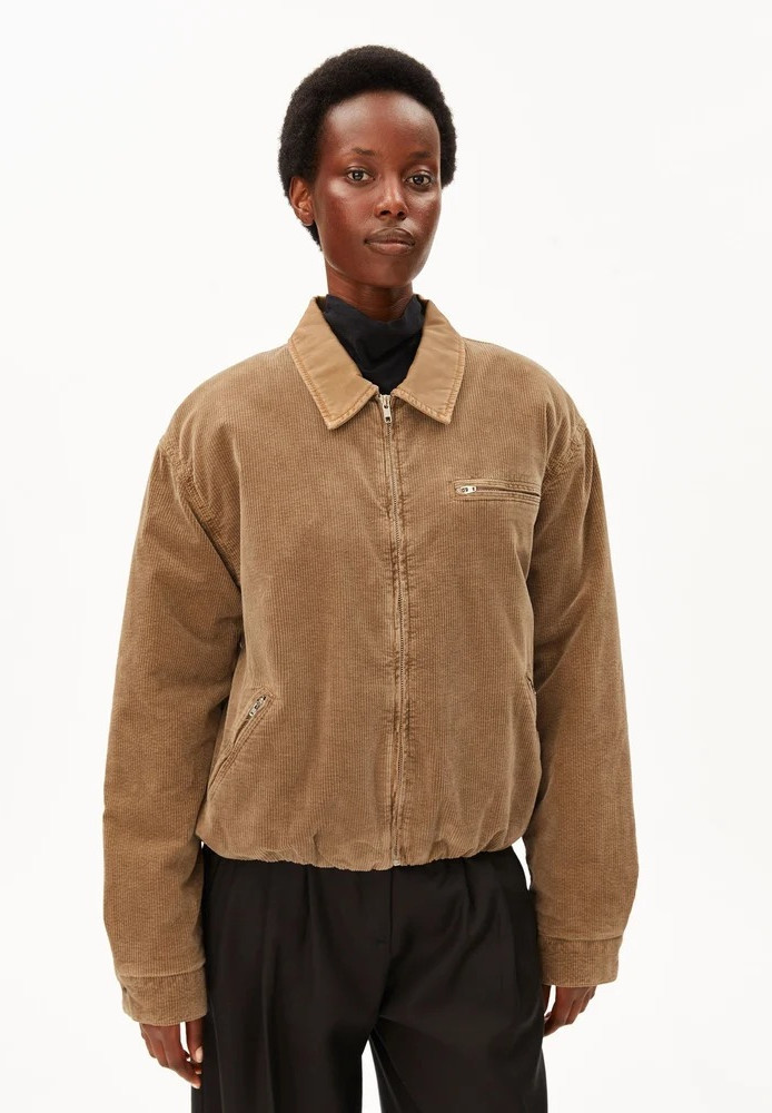 PADDED CORD ICONIC Å JACKET amberwood - ARMEDANGELS - NEU
