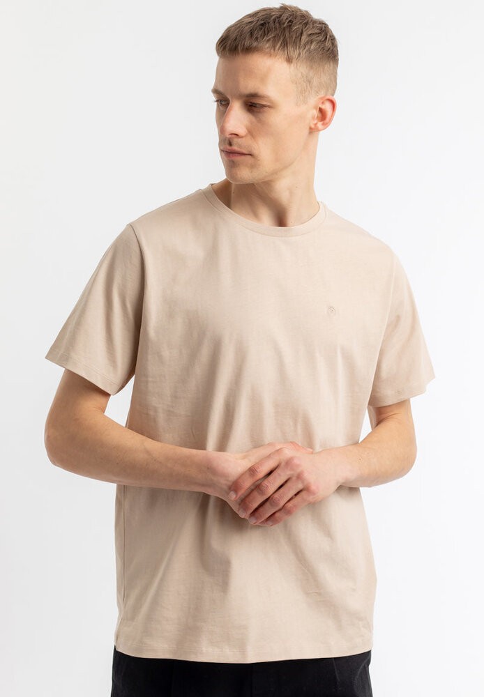 Rights T-Shirt Oatmeal - ROTHOLZ - HERREN | T-Shirts | Unifarben & Streifen