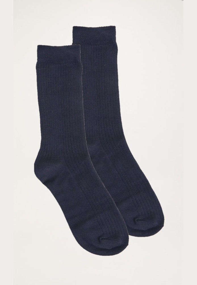 TIMBER 2-pack classic sock Total Eclipse - Knowledge Cotton Apparel - MARKEN | Knowledge Cotton Apparel