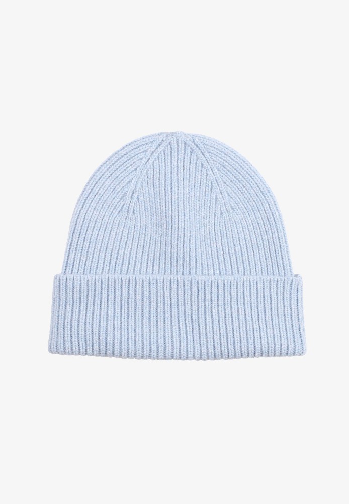 Merino Wool Beanie Polar Blue - COLORFUL STANDARD - NEU