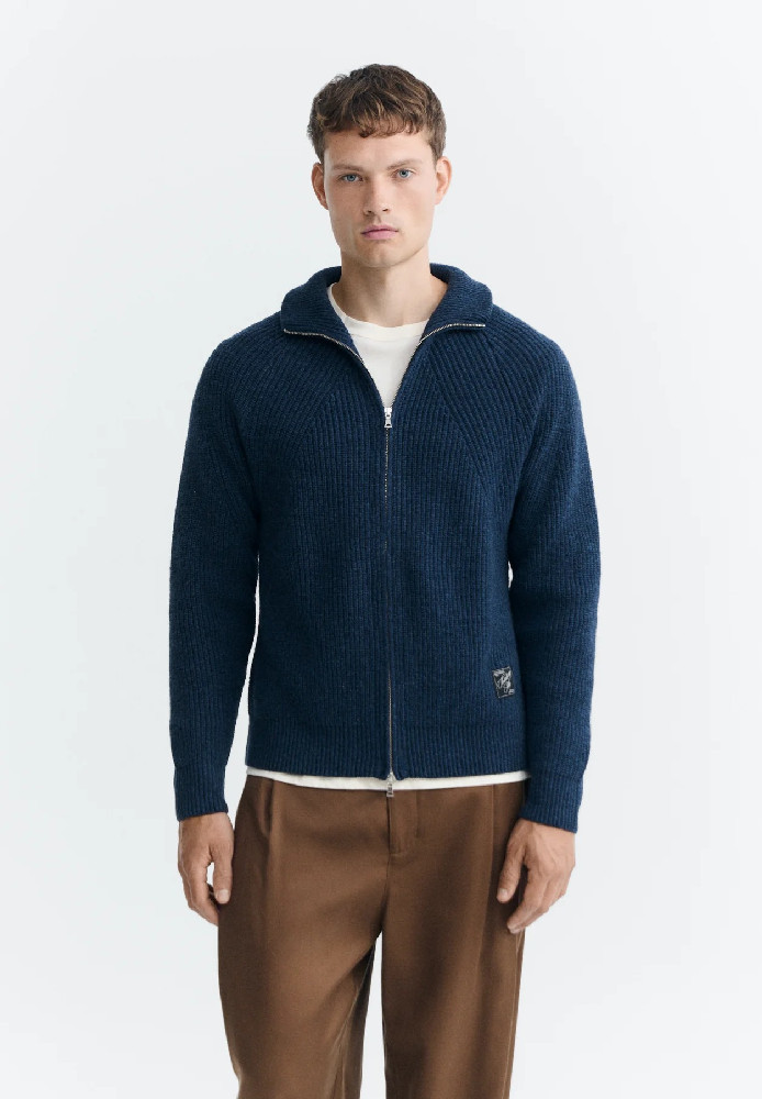 GREY EKAIZ KNITTED SWEATER - THINKING MU - HERREN | Pullover & Cardigans