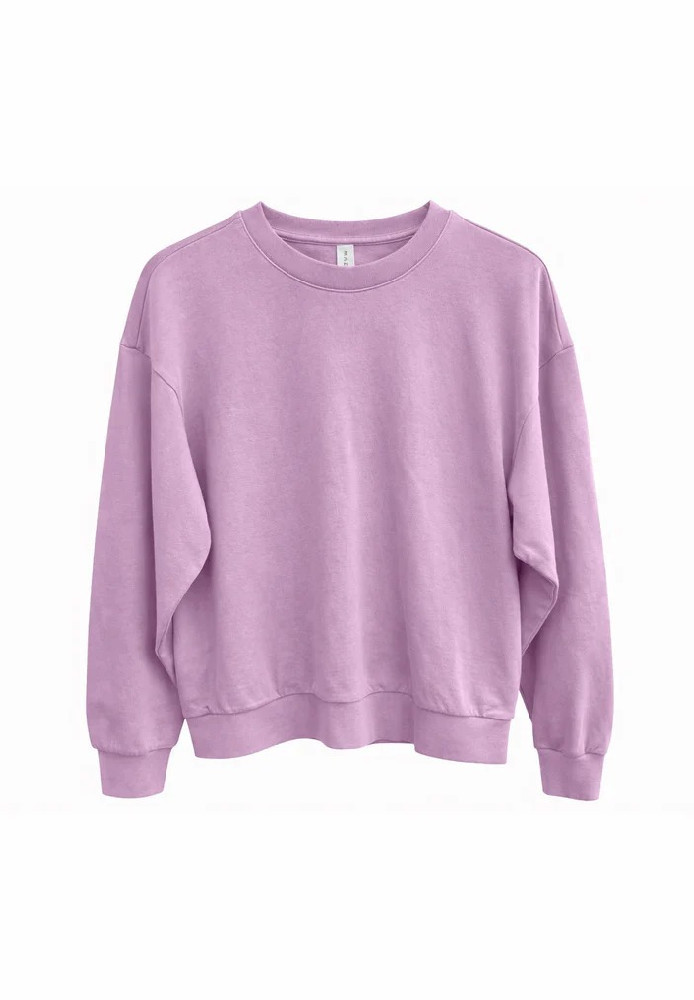 Genderless Natural Dye Sweatshirt natural dye orchid - MAZINE - NEU