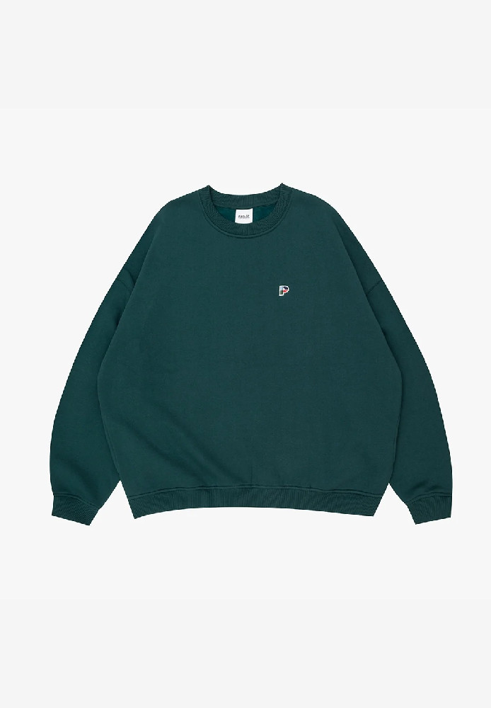 Powell Os Sweatshirt deep green - PARLEZ - HERREN | Sweats & Hoodies