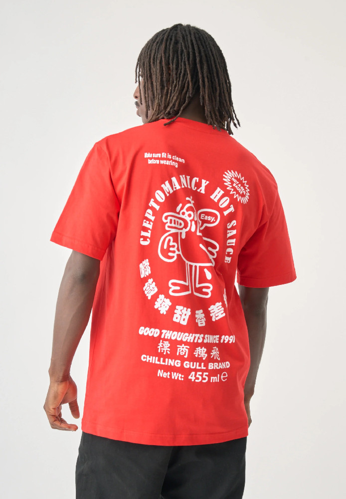 Classic Tee So hot! Chinese Red - Cleptomanicx - HERREN | T-Shirts | Print-T-Shirts