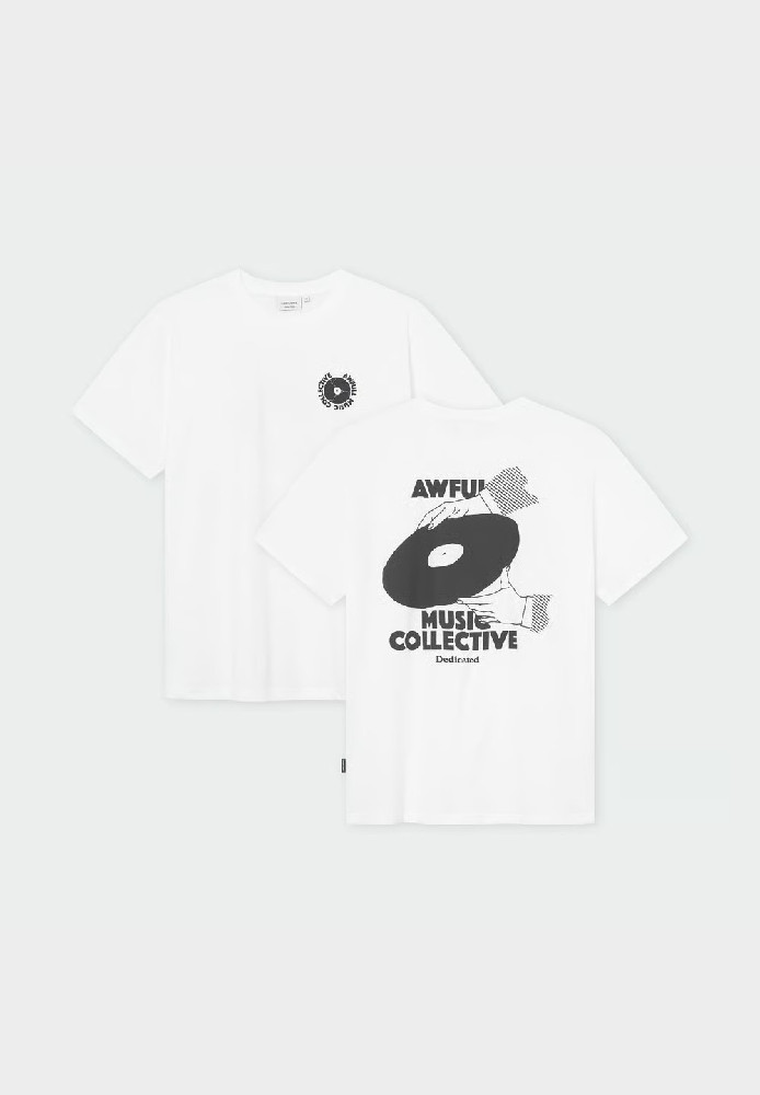 T-shirt Stockholm Awful Music White - DEDICATED - HERREN | T-Shirts | Print-T-Shirts