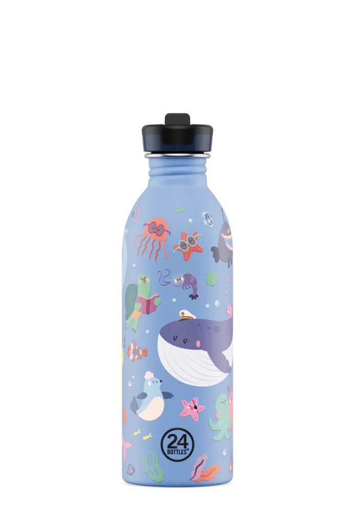 Urban Bottle Ocean Friends - Sport Lid 0,5L - 24 Bottles - MARKEN | 24 Bottles