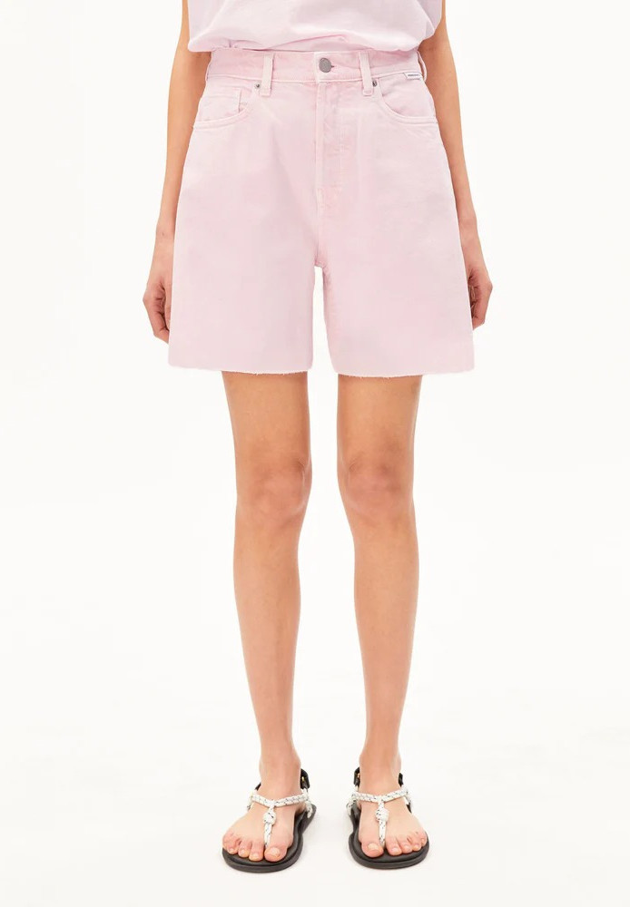 THALINAA DENIM SHORT pink mist - ARMEDANGELS - MARKEN | ARMEDANGELS