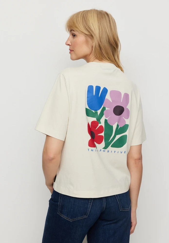 AZOLLA THINK POSITIVE arctic white - Recolution - DAMEN | T-Shirts | Print-T-Shirts