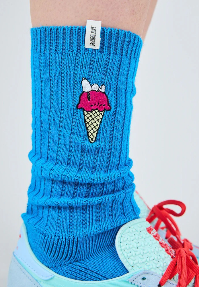 Peanuts Gelato Socks Blue - Brava Fabrics - HERREN | SALE