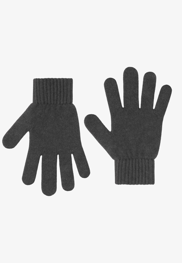 Merino Wool Gloves Lava Grey - COLORFUL STANDARD - NEU