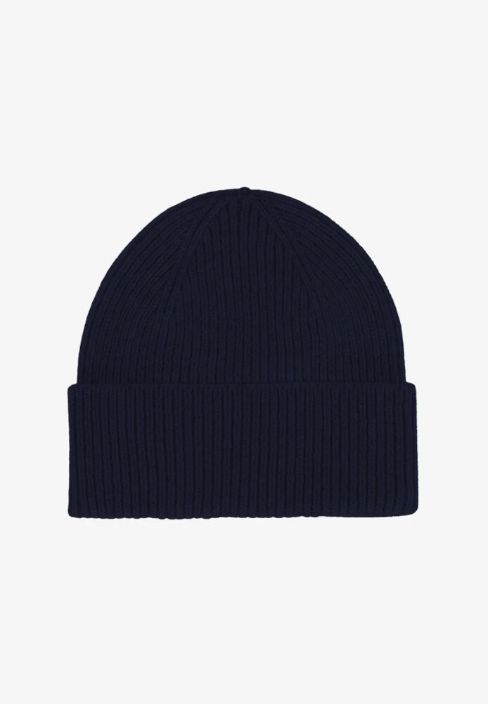 Merino Wool Beanie Navy Blue - COLORFUL STANDARD - NEU